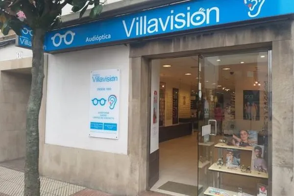 Fachada de Audióptica Villavisión en Villaviciosa